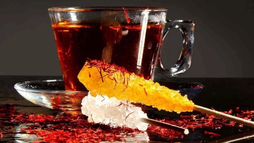 قیمت خرید عمده نبات زعفرانی بهنام امیری
